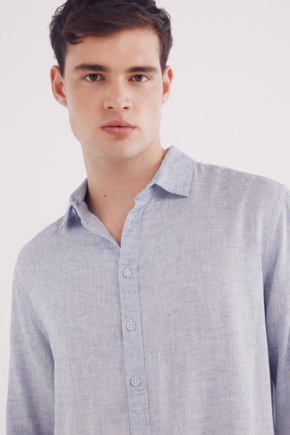 Springfield_Linen Linen Polo Shirt Thread By Thread_0999063_12_05