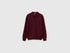 Benetton Burgundy Men Burgundy Polo Shirt in Pure Merino Wool SKU: 1002U301Y_09Q Image 01