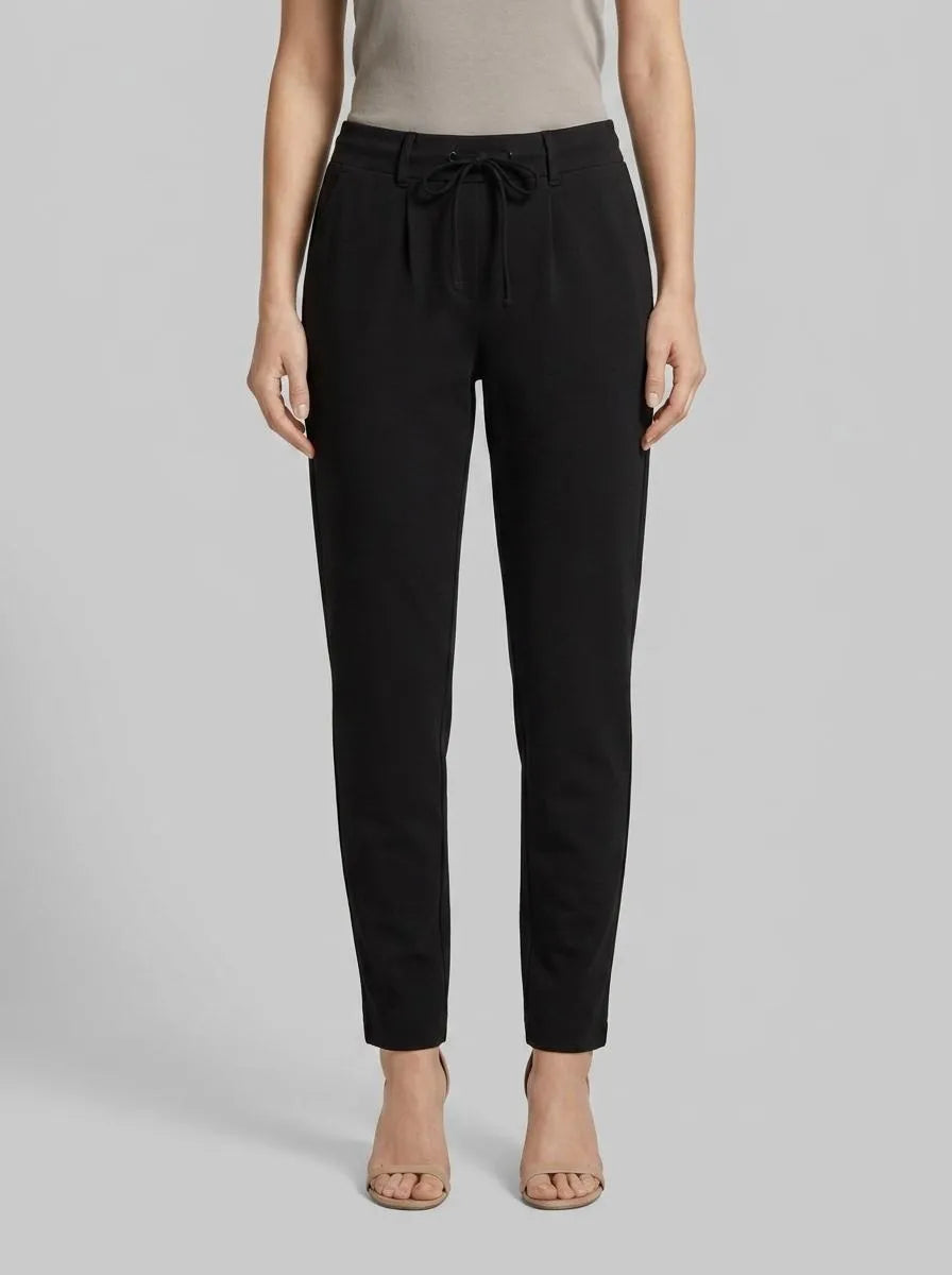 Tom Tailor Deep Black Women Casual Material Trousers SKU: 1008375_14482 Image 00