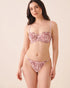 La Vie en Rose Pale Lilac Bouquet Women Unlined Balconette Bra in Different Cup Sizes SKU: 10100223_P60510 Image 01