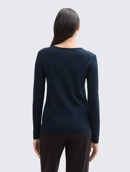 Tom Tailor_0_Jumper with V-Neckline_1012976_10668_04
