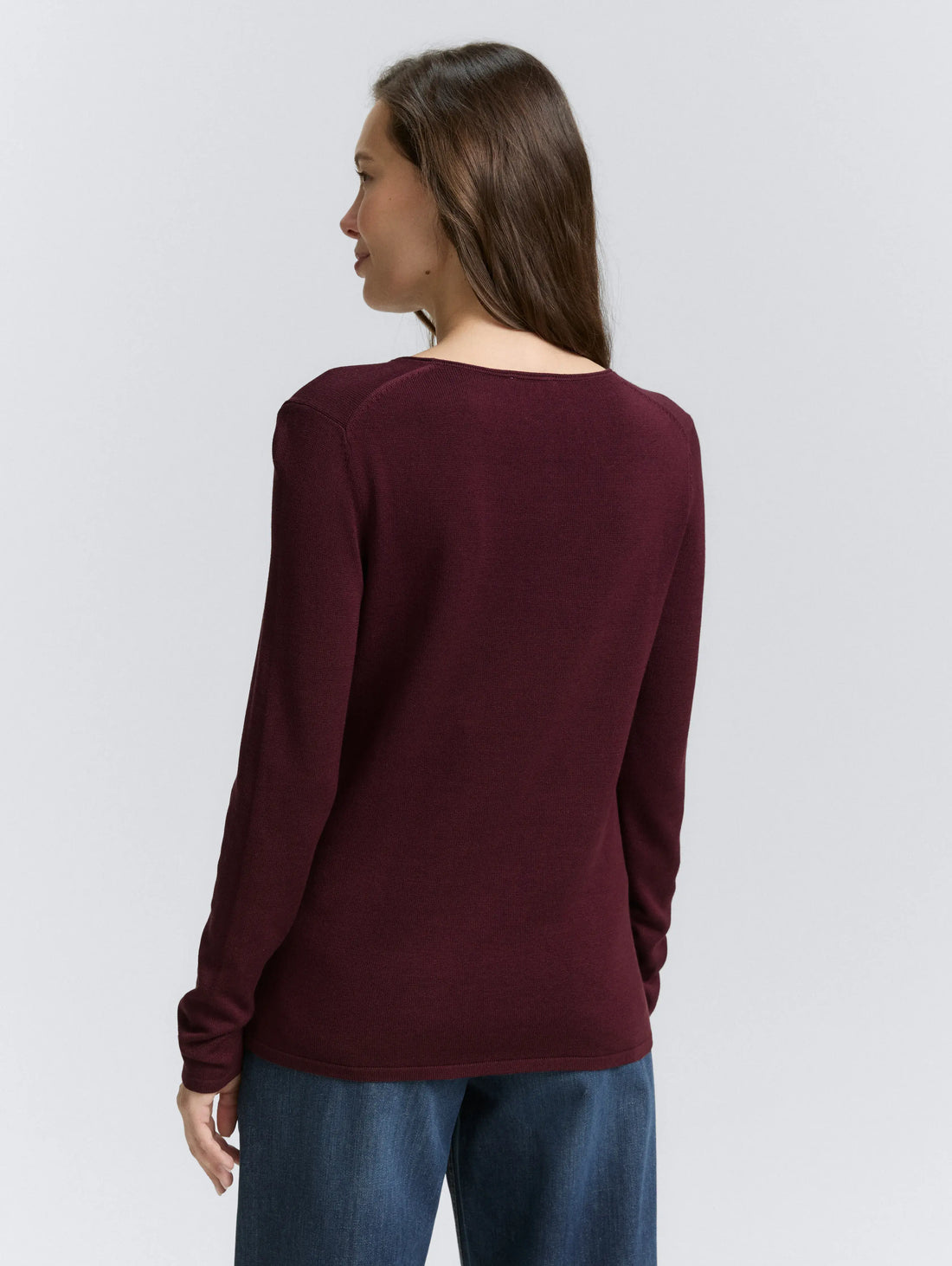 Tom Tailor_0_Knitted Jumper with V-Neck_1012976_16427_04