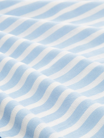 Tom Tailor Offwhite Blue Vertical Stripe Women Striped Blouse SKU: 1016190_35221 Image 06