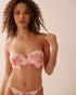 La Vie en Rose_Multi Pink Roses_Lightly Lined Memory Foam Strapless Bra in Different Cup Sizes_10200499_P60354_01