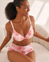 La Vie en Rose_Multi Pink Roses_Lightly Lined Sleek Back Bra in Different Cup Sizes_10200500_p60354_01