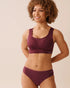 La Vie en Rose_Burgundy_Lightly Lined Full Coverage Lounge Tank Bra_10200531_50062_01