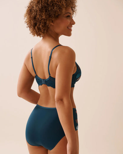 La Vie en Rose_Reflecting Mix Flowers_Lightly Lined Printed Microfiber Bra in Different Cup Sizes_10200544_P40478_02