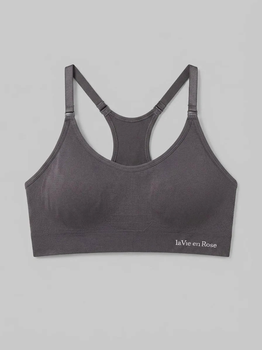 La Vie en Rose_Magnet_Low Impact Racerback Seamless Sports Bra_10200574_00016_00