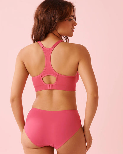 La Vie en Rose_Carmine_Low Impact Racerback Seamless Sports Bra_10200574_60190_02