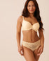 La Vie en Rose Apricot Gelato Women Lightly Lined Contour Bra In Different Cup Sizes SKU: 10200578_70043 Image 01