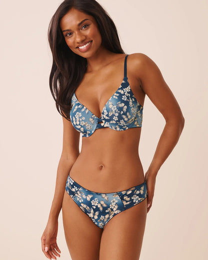La Vie en Rose Butterfly Garden Women Lightly Lined Memory Foam Bra in Different Cup Sizes SKU: 10200625_P40613 Image 01