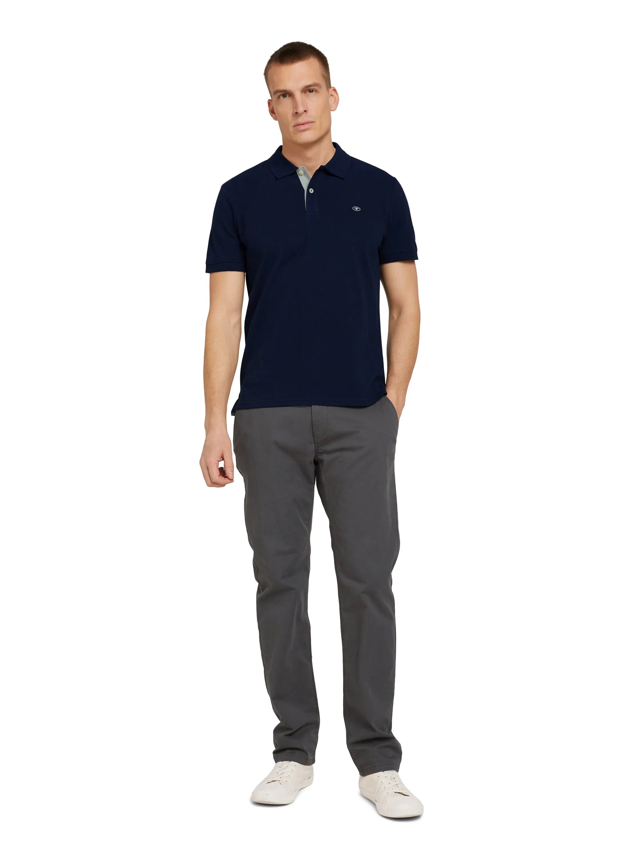 Tom Tailor Sky Captain Blue Men Cotton PiquŽ Polo Shirt SKU: 1027713_10668 Image 01