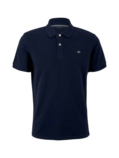 Tom Tailor Sky Captain Blue Men Cotton PiquŽ Polo Shirt SKU: 1027713_10668 Image 06
