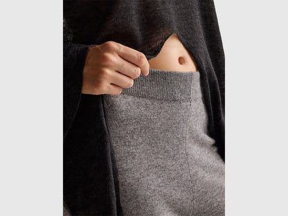 Benetton_Dark Gray_Dark Gray Wide Leg Trousers in Cashmere and Wool Blend_102HDF00Z_572_04