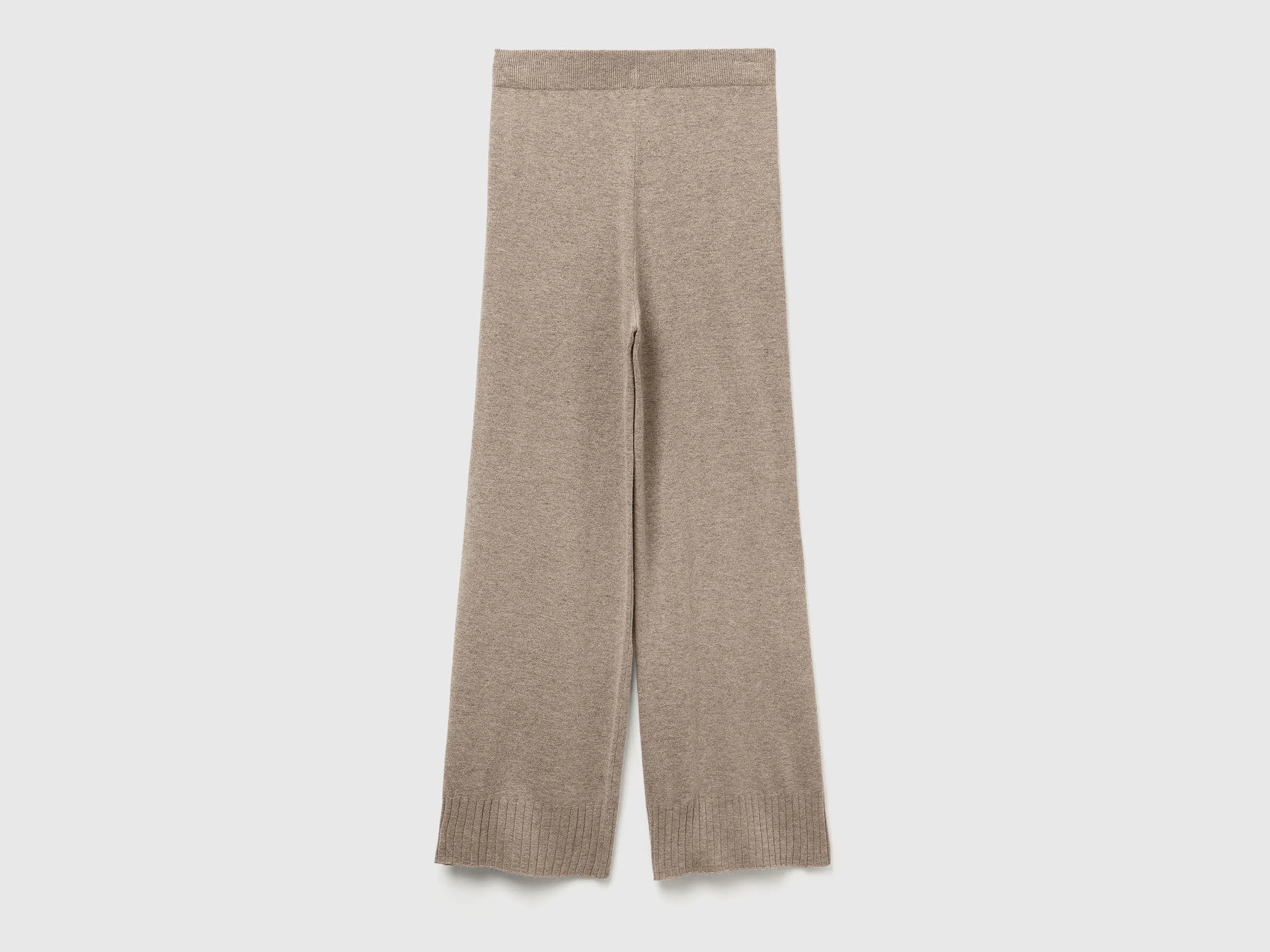 Benetton_Beige_Beige Wide Trousers in Wool and Cashmere Blend_102HDF00Z_81F_06