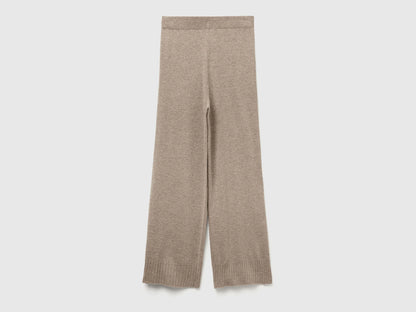 Benetton_Beige_Beige Wide Trousers in Wool and Cashmere Blend_102HDF00Z_81F_06