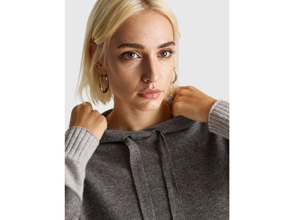 Benetton_Dark Gray_Gray Sweater in Cashmere Blend with Hood_102HE203V_572_04