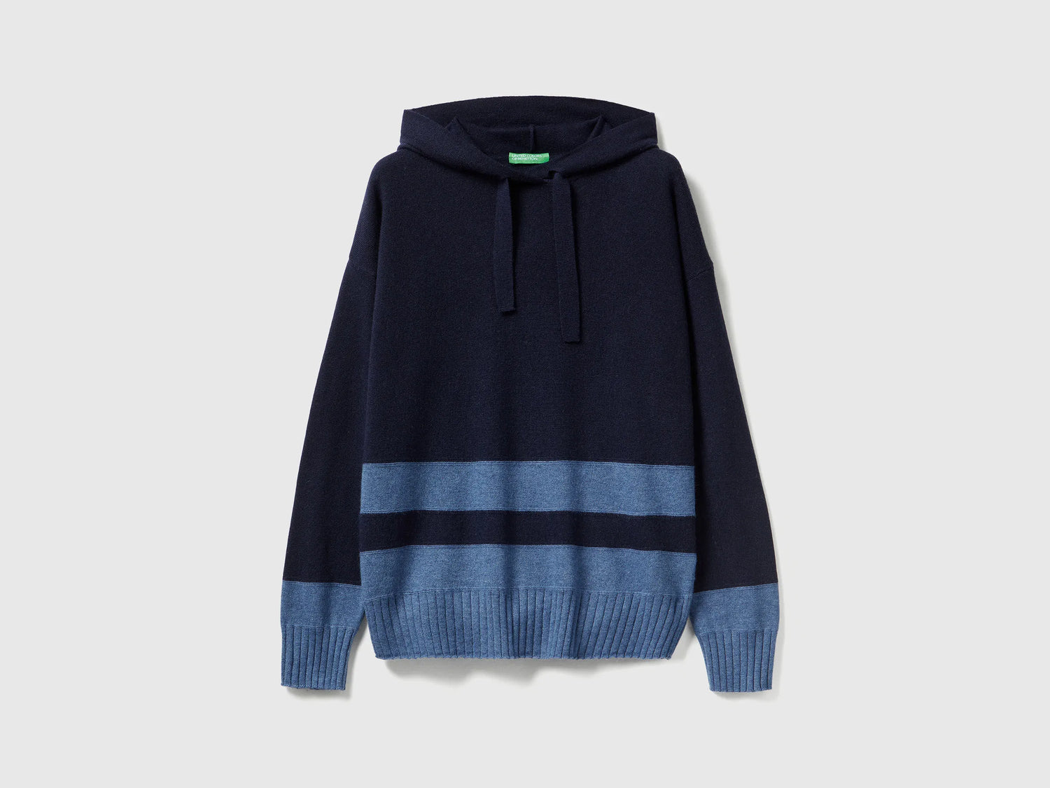 Benetton_Dark Blue_Dark Blue Sweater in Cashmere Blend with Hood_102HE203V_66U_05