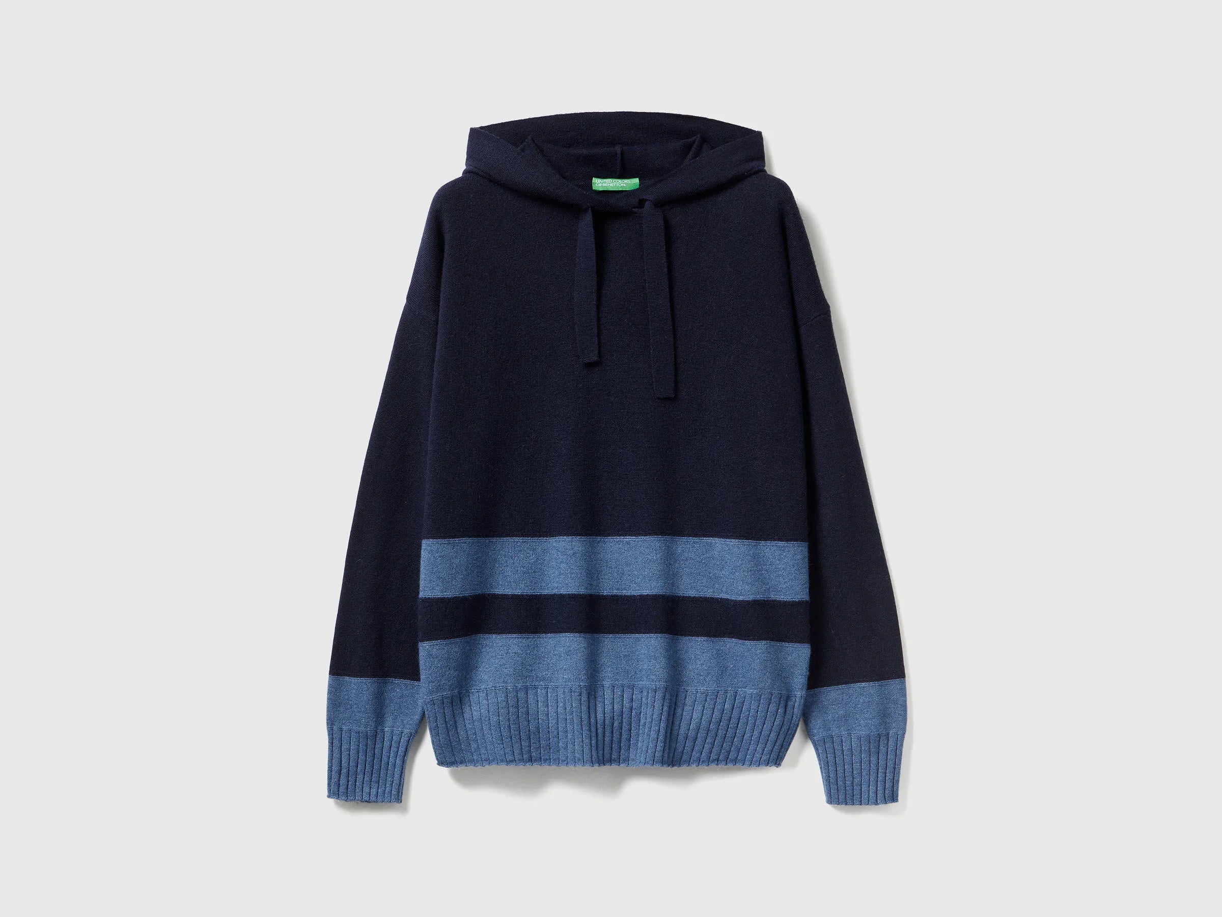 Benetton_Dark Blue_Dark Blue Sweater in Cashmere Blend with Hood_102HE203V_66U_05