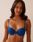 La Vie en Rose_Mazarine Blue_Push-up Demi Bra in Different Cup Sizes_10300199_40066_01
