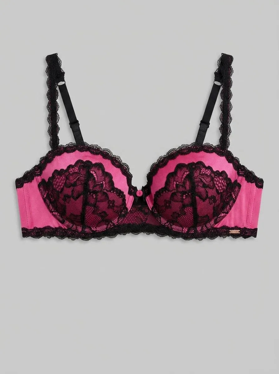 La Vie en Rose_Pink_Push-up Strapless Demi Bra in Different Cup Sizes_10300224_60228_00