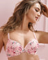La Vie en Rose_Pink Flowers_Push-up Demi Bra in Different Cup Sizes_10300226_P60446_01