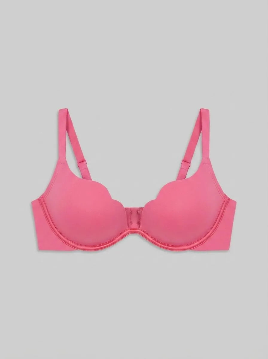 La Vie en Rose_Pink_Push-up Scalloped Bra in Different Cup Sizes_10300233_60228_00