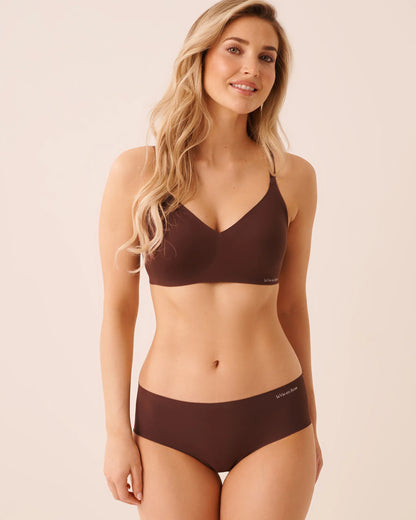 La Vie en Rose Brown Stone Women Push-Up Lounge Bralette SKU: 10300255_20131 Image 01