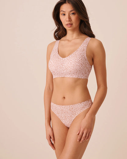 La Vie en Rose Soft Leopard Women Push-Up Lounge Tank Bra SKU: 10300257_P60512 Image 01