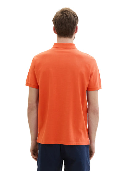 Tom Tailor Marocco Orange Men PiquŽ Polo Shirt with Embroidered Logo SKU: 1031006_12883 Image 03