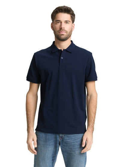 Tom Tailor Sky Captain Blue Men PiquŽ Polo Shirt with Embroidered Logo SKU: 1031006_15148 Image 03