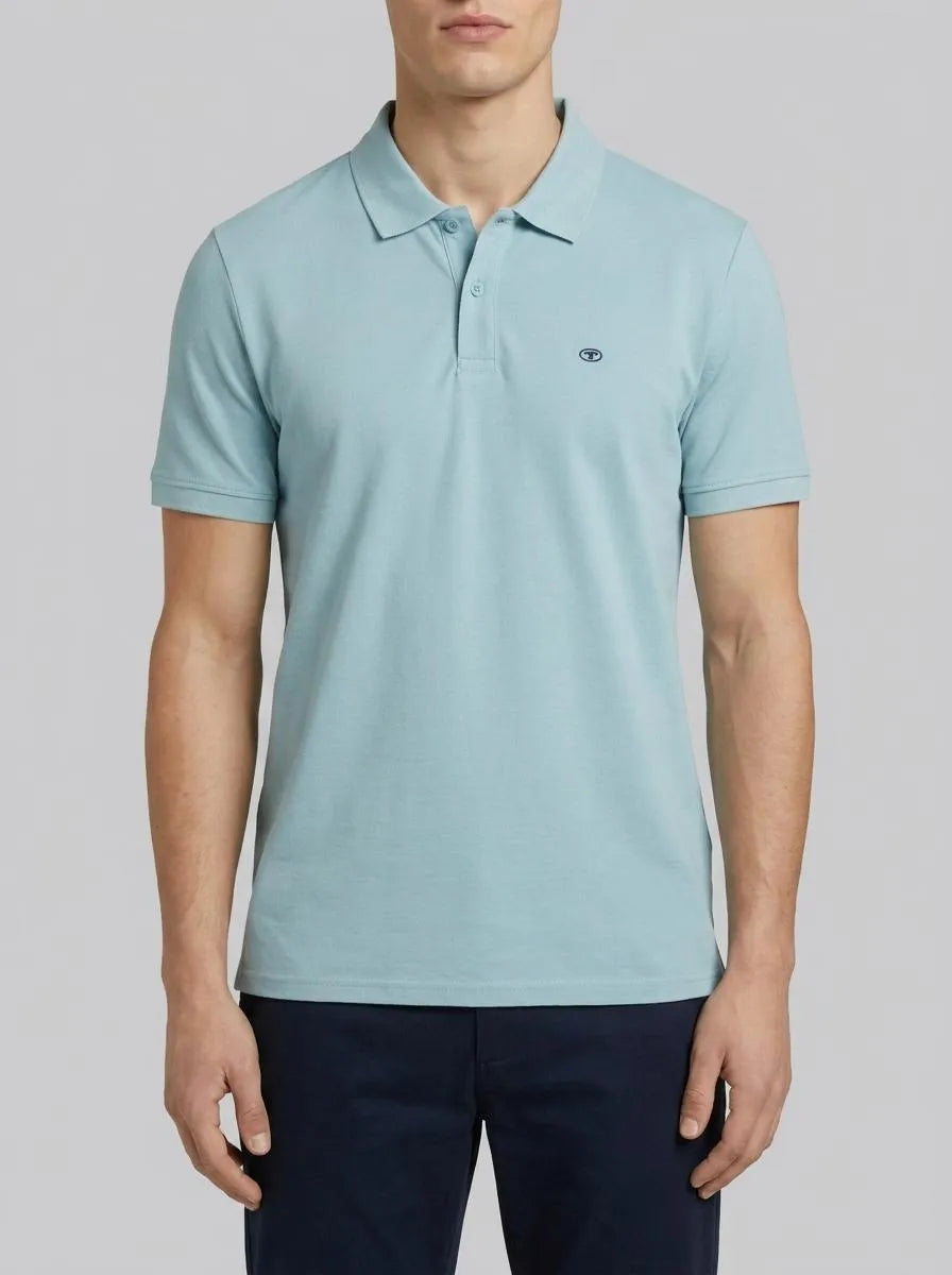 Tom Tailor Tourmaline Men PiquŽ Polo Shirt with Embroidered Logo SKU: 1031006_30838 Image 00