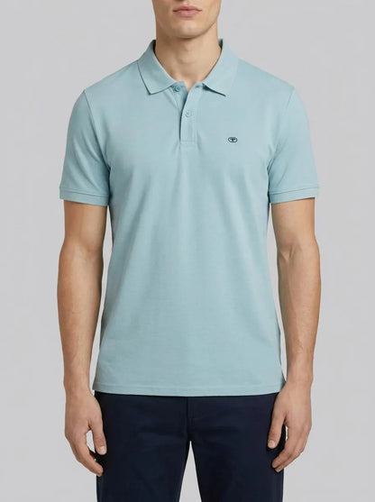 Tom Tailor Tourmaline Men PiquŽ Polo Shirt with Embroidered Logo SKU: 1031006_30838 Image 00