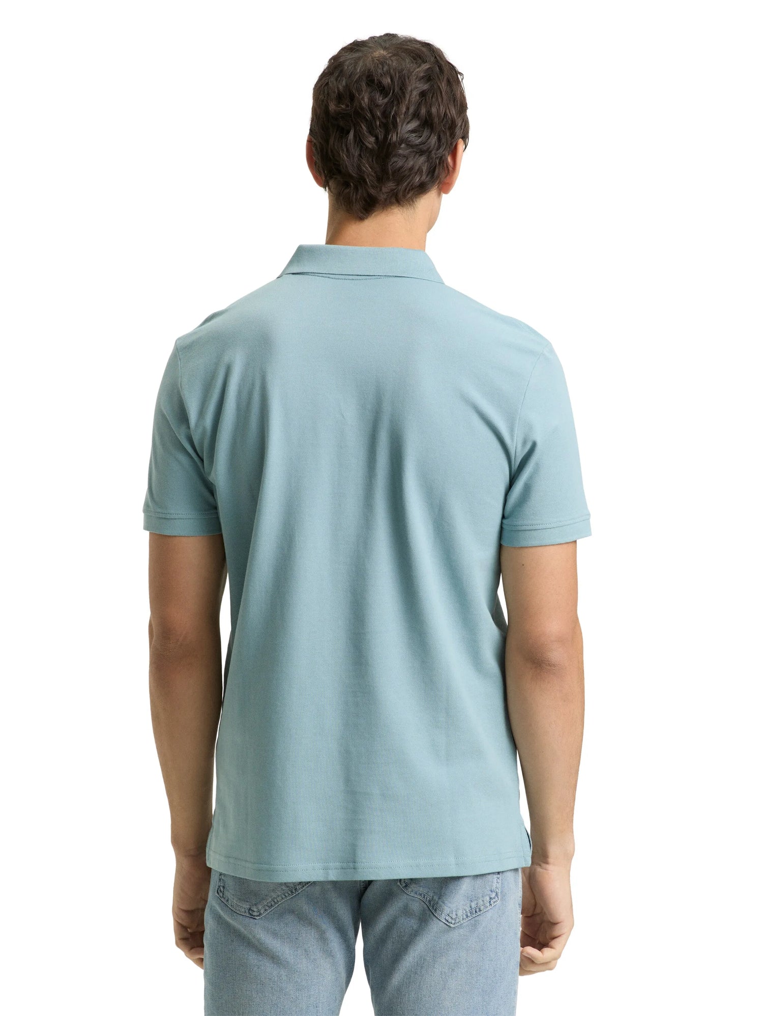 Tom Tailor Tourmaline Men PiquŽ Polo Shirt with Embroidered Logo SKU: 1031006_30838 Image 02