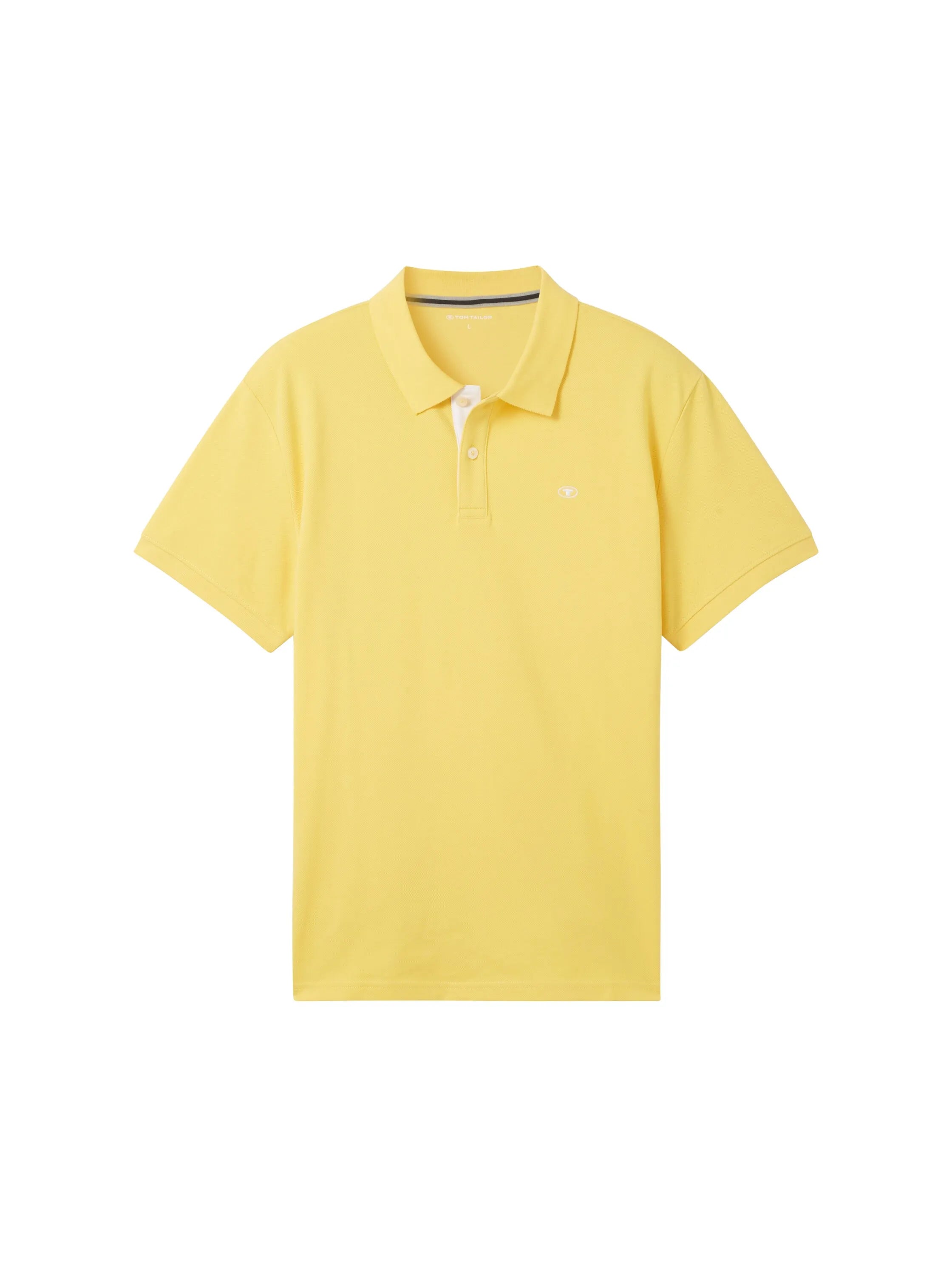Tom Tailor Sunny Yellow Men PiquŽ Polo Shirt with Embroidered Logo SKU: 1031006_34663 Image 07