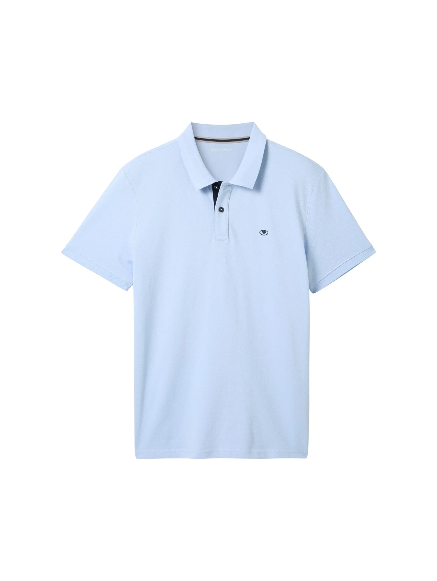 Tom Tailor Windsurf Blue Men PiquŽ Polo Shirt with Embroidered Logo SKU: 1031006_35271 Image 07