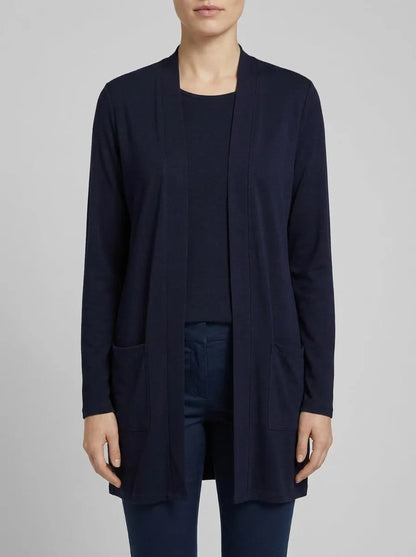 Tom Tailor Navy Midnight Blue Women Long Cardigan SKU: 1032699_30025 Image 00
