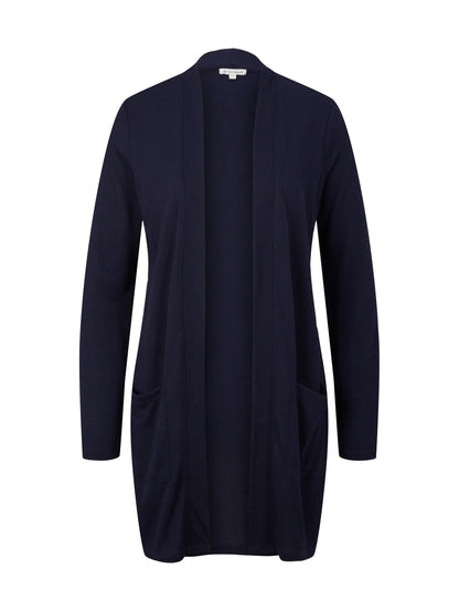 Tom Tailor Navy Midnight Blue Women Long Cardigan SKU: 1032699_30025 Image 06
