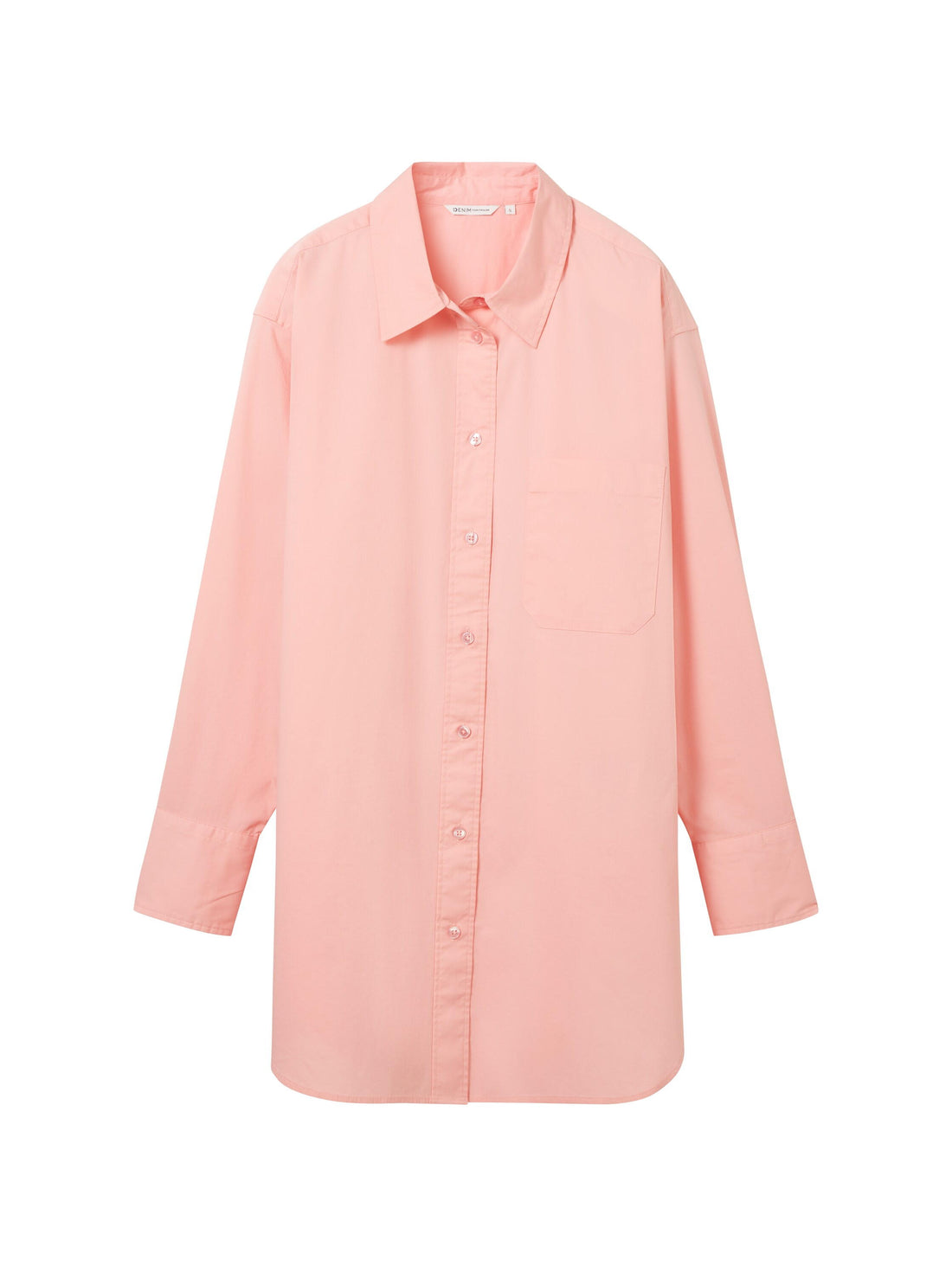 Long Shirt With Chest Pocket_1032792_21171_02