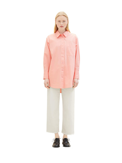 Long Shirt With Chest Pocket_1032792_21171_03