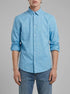 Tom Tailor Blue Multicolor Design Men Shirt with an All-Over Print SKU: 1034883_31264 Image 00