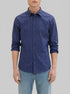 Tom Tailor Dark Blue Multicolor Design Men Shirt with an All-Over Print SKU: 1034883_31265 Image 00