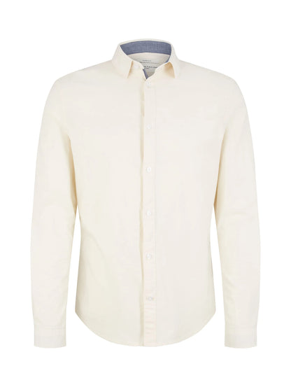 Tom Tailor Vintage Beige Men Basic Shirt SKU: 1034884_18592 Image 07