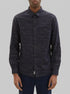 Tom Tailor Navy Off White Structure Men Shirt in a Melange Look SKU: 1034899_31227 Image 00