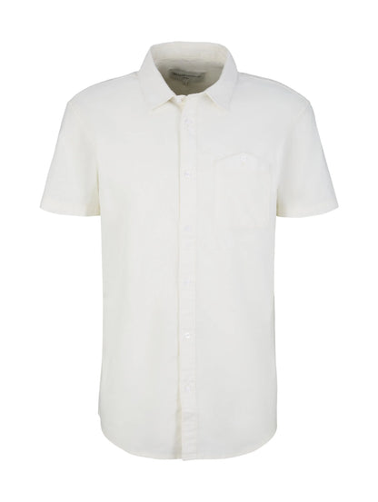 Denim Tom Tailor Wool White Men Short-Sleeved Shirt with a Chest Pocket SKU: 1034912_12906 Image 07