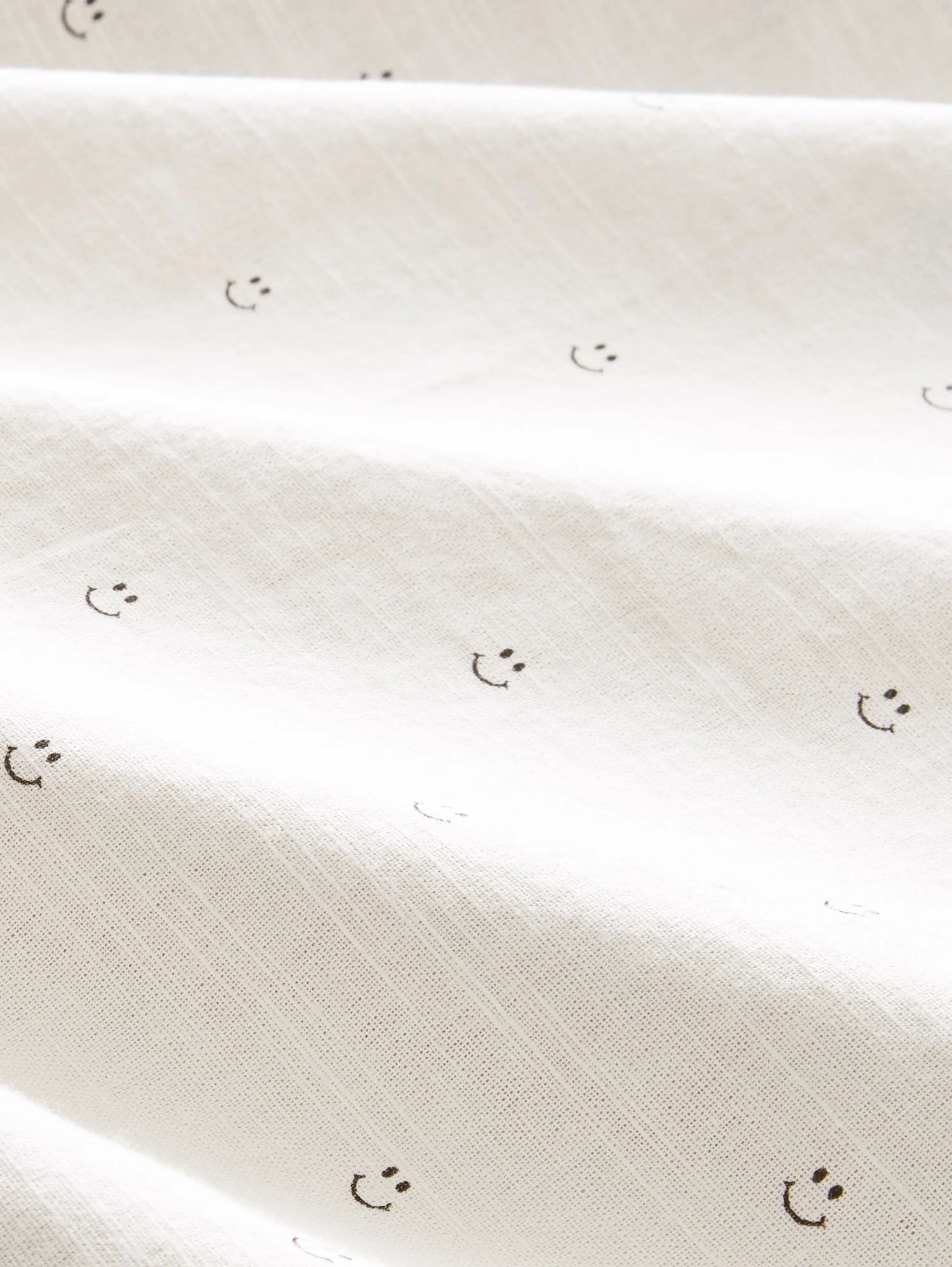 Denim Tom Tailor White Smiley Print Men Patterned Shirt SKU: 1034918_31384 Image 06