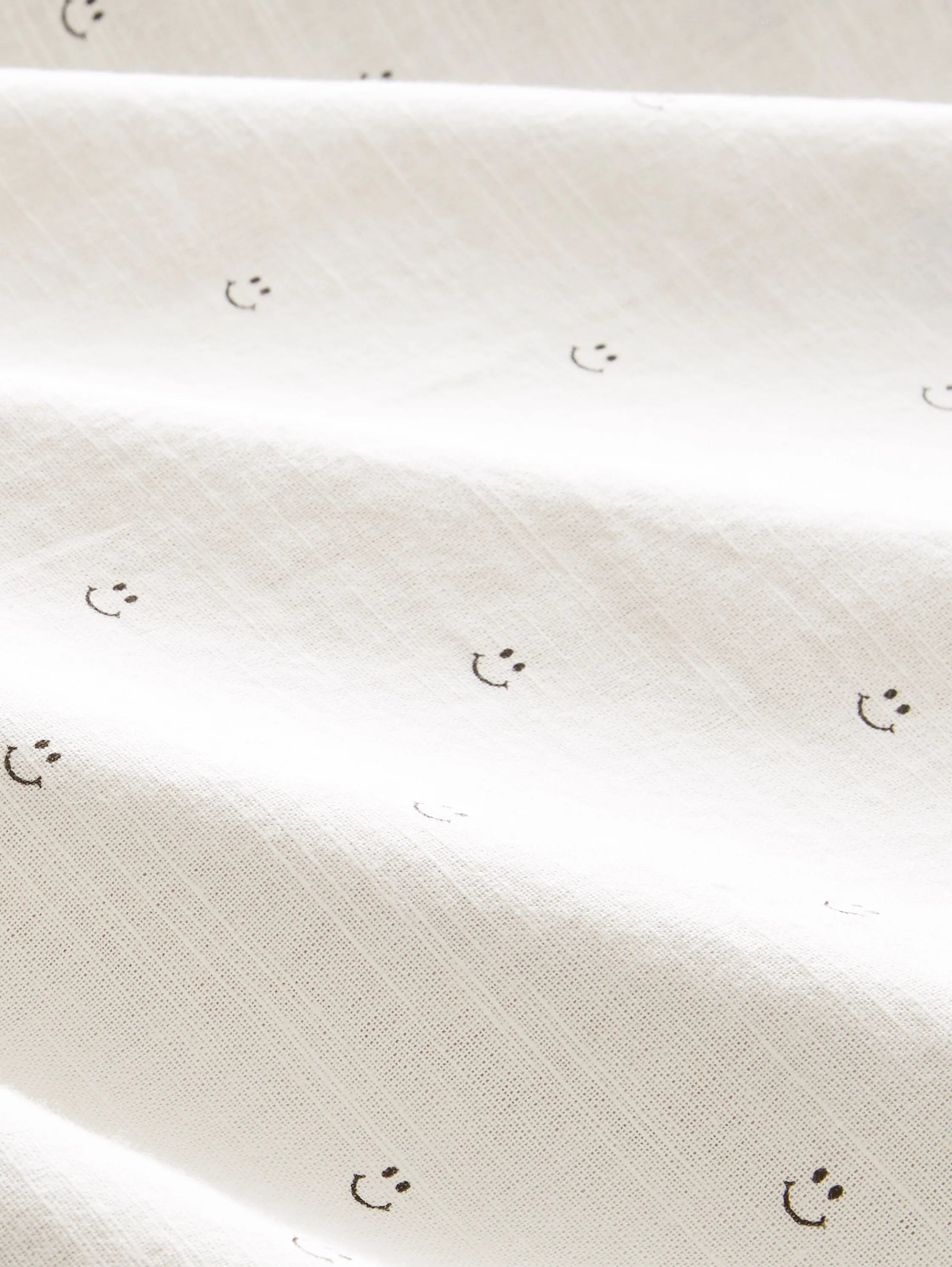 Denim Tom Tailor White Smiley Print Men Patterned Shirt SKU: 1034918_31384 Image 06