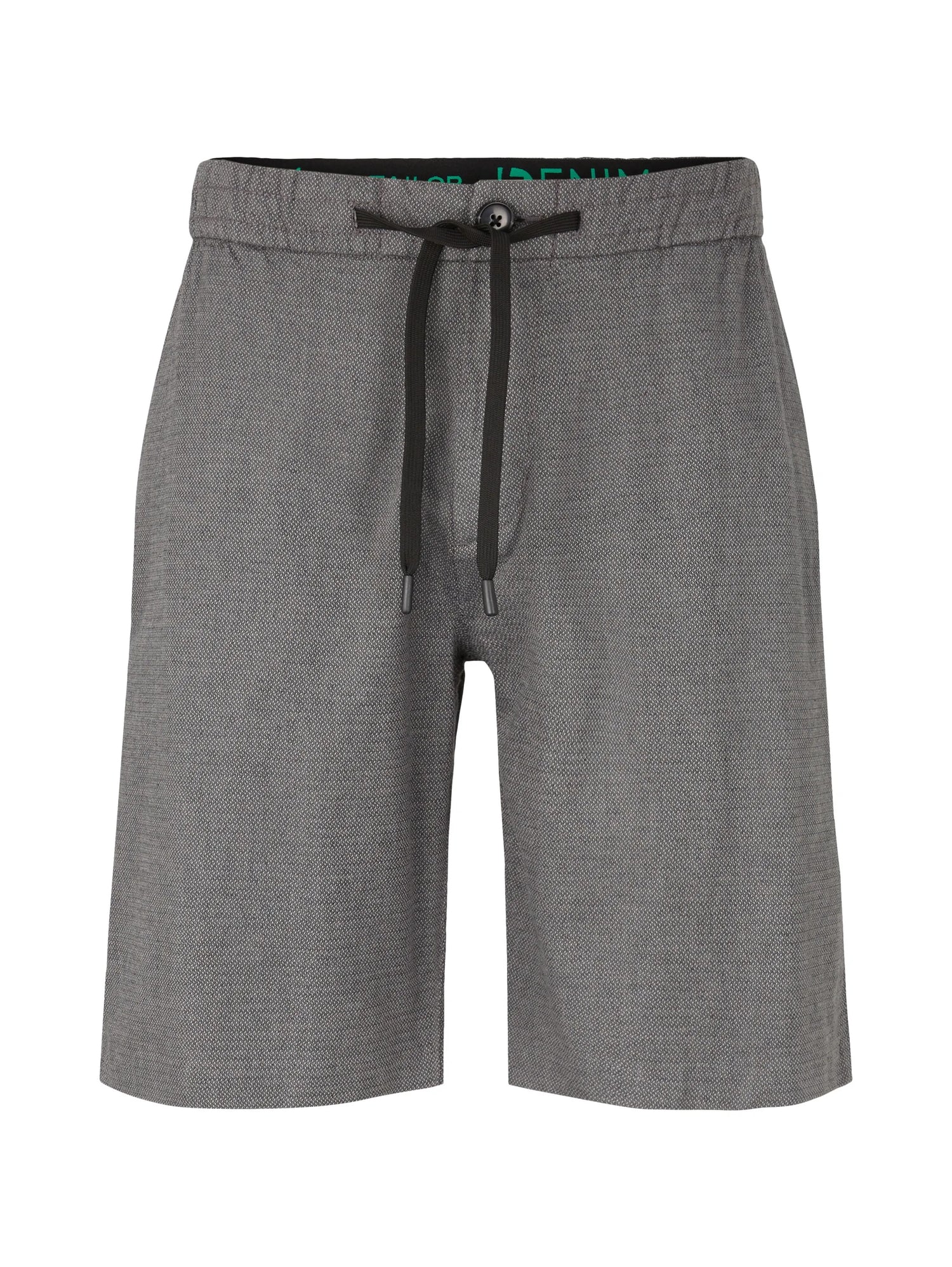 Denim Tom Tailor Black Grey Bean Dobby Men Shorts SKU: 1034978_31558 Image 07