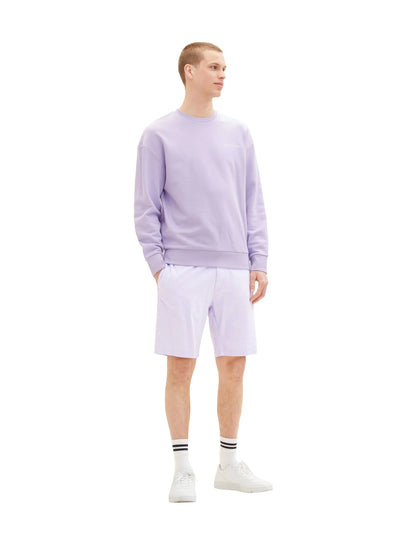 Denim Tom Tailor Lilac White Chambray Men Bermuda Shorts with Linen SKU: 1034984_31152 Image 05
