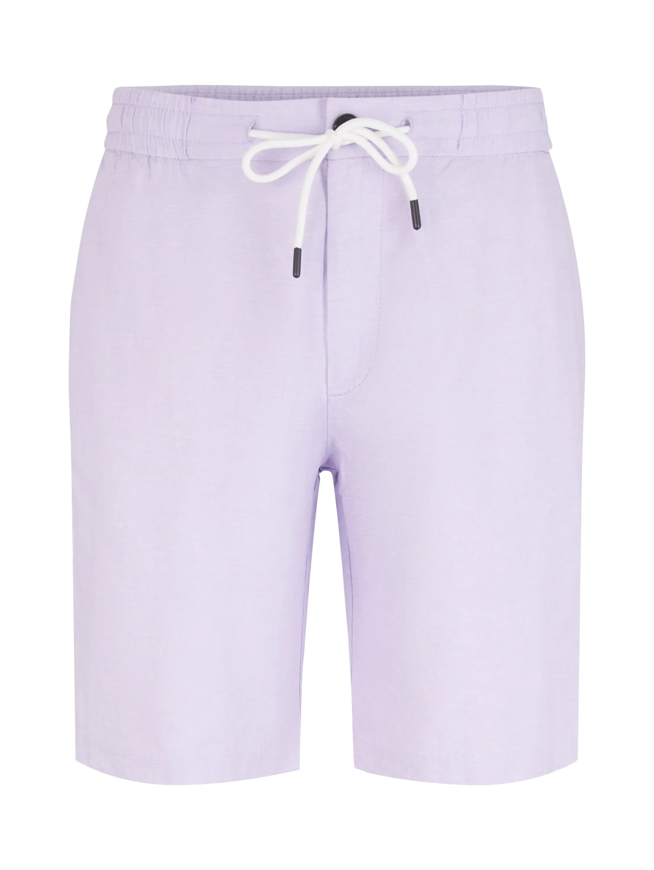 Denim Tom Tailor Lilac White Chambray Men Bermuda Shorts with Linen SKU: 1034984_31152 Image 08